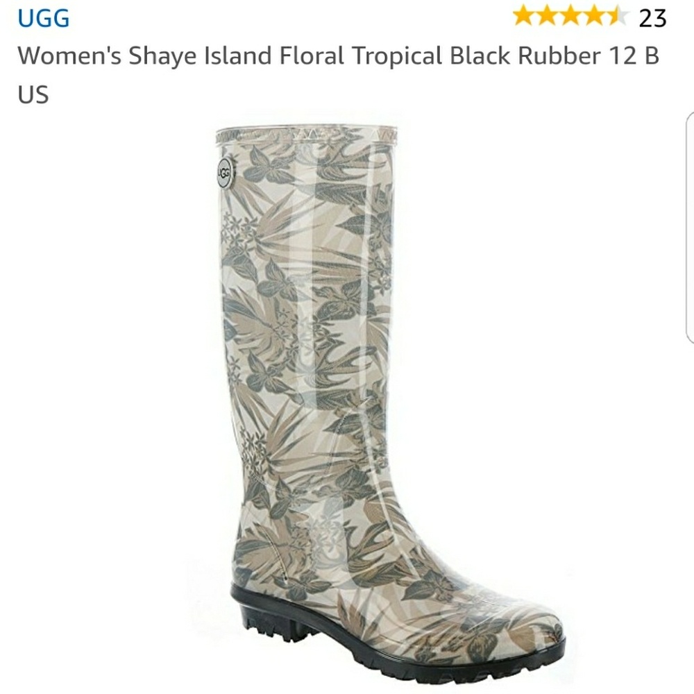 Ugg Women's Shaye Island Floral Rainboots